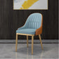 Glam Rectangle Dining Table Set 1/4/5 Pieces White Stone Top Dinette Set 1 Blue Chair Clearhalo 'Dining Room Sets' 'Dining Tables & Seating' 'dining_room_set' 'furn' 'furn_dining_room_set' 'Furniture' 'Kitchen & Dining Furniture' 5310411
