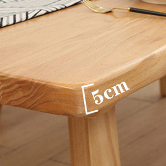 Modern Pine Dining Set 1/4/5/7 Pieces Rectangle Dining Table with Chairs Clearhalo 'Dining Room Sets' 'Dining Tables & Seating' 'dining_room_set' 'furn' 'furn_dining_room_set' 'Furniture' 'Kitchen & Dining Furniture' 5310516