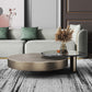 Mid-Century Modern Round Coffee Table Metal Cocktail Table in Distressed Finish Clearhalo 'Coffee & Accent Tables' 'Coffee Tables' 'coffee_tables' 'furn' 'furn_coffee_tables' 'Furniture' 'Living Room Furniture' 5311249
