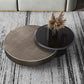 Mid-Century Modern Round Coffee Table Metal Cocktail Table in Distressed Finish Clearhalo 'Coffee & Accent Tables' 'Coffee Tables' 'coffee_tables' 'furn' 'furn_coffee_tables' 'Furniture' 'Living Room Furniture' 5311257