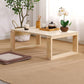 Sled Wooden Coffee Table Nordic Rectangular Single Cocktail Table, 15.75" D x 15.75" H Clearhalo 'Coffee & Accent Tables' 'Coffee Tables' 'coffee_tables' 'furn' 'furn_coffee_tables' 'Furniture' 'Living Room Furniture' 5311303