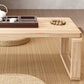 Sled Wooden Coffee Table Nordic Rectangular Single Cocktail Table, 15.75" D x 15.75" H Clearhalo 'Coffee & Accent Tables' 'Coffee Tables' 'coffee_tables' 'furn' 'furn_coffee_tables' 'Furniture' 'Living Room Furniture' 5311307