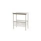 Modern Style with Storage Rack White/black Metal Iron Nightstand Clearhalo 'Bedroom Furniture' 'furn' 'furn_night_stand' 'Furniture' 'night_stand' 'Nightstands' 5311458