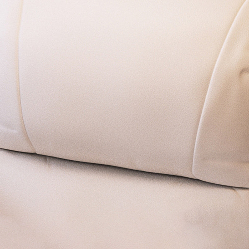 Chaise en cuir fausse 25,9 "L x 25,9" W x 37,4 "H Armes incluses pour salon pour le salon