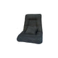 Fabric Convertible Chair 25.5" L x 25.5" W x 25.5" H Armless Chair for Living Room Black Clearhalo 'Accent Chairs' 'accent_chairs' 'Chairs & Seating' 'furn' 'furn_accent_chairs' 'Furniture' 'Living Room Furniture' 5311762