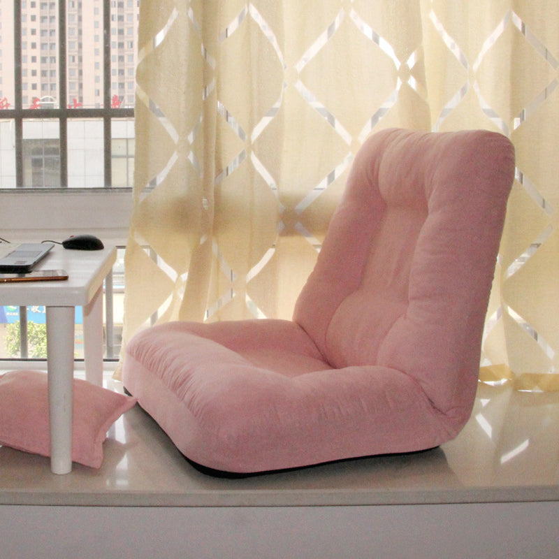 Fabric Convertible Chair 25.5" L x 25.5" W x 25.5" H Armless Chair for Living Room Clearhalo 'Accent Chairs' 'accent_chairs' 'Chairs & Seating' 'furn' 'furn_accent_chairs' 'Furniture' 'Living Room Furniture' 5311763