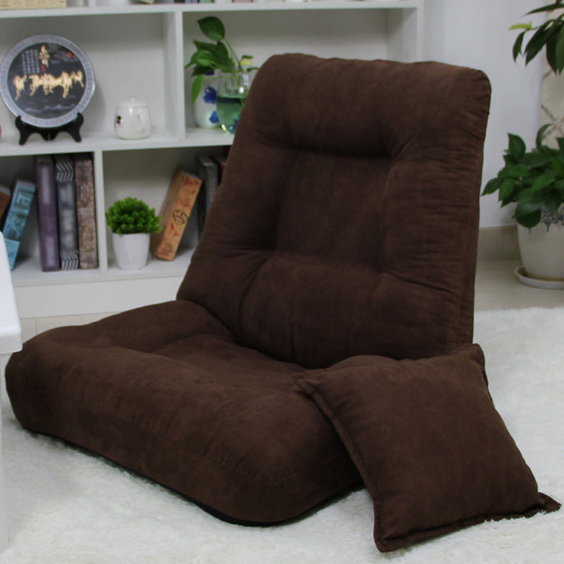 Fabric Convertible Chair 25.5" L x 25.5" W x 25.5" H Armless Chair for Living Room Coffee Clearhalo 'Accent Chairs' 'accent_chairs' 'Chairs & Seating' 'furn' 'furn_accent_chairs' 'Furniture' 'Living Room Furniture' 5311773
