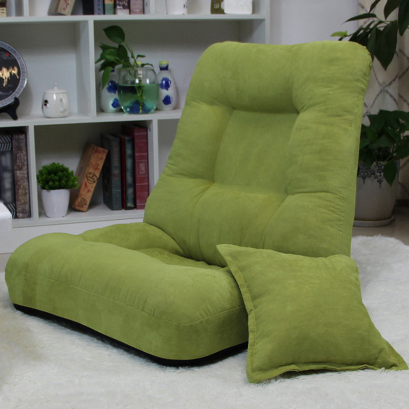 Fabric Convertible Chair 25.5" L x 25.5" W x 25.5" H Armless Chair for Living Room Green Clearhalo 'Accent Chairs' 'accent_chairs' 'Chairs & Seating' 'furn' 'furn_accent_chairs' 'Furniture' 'Living Room Furniture' 5311774