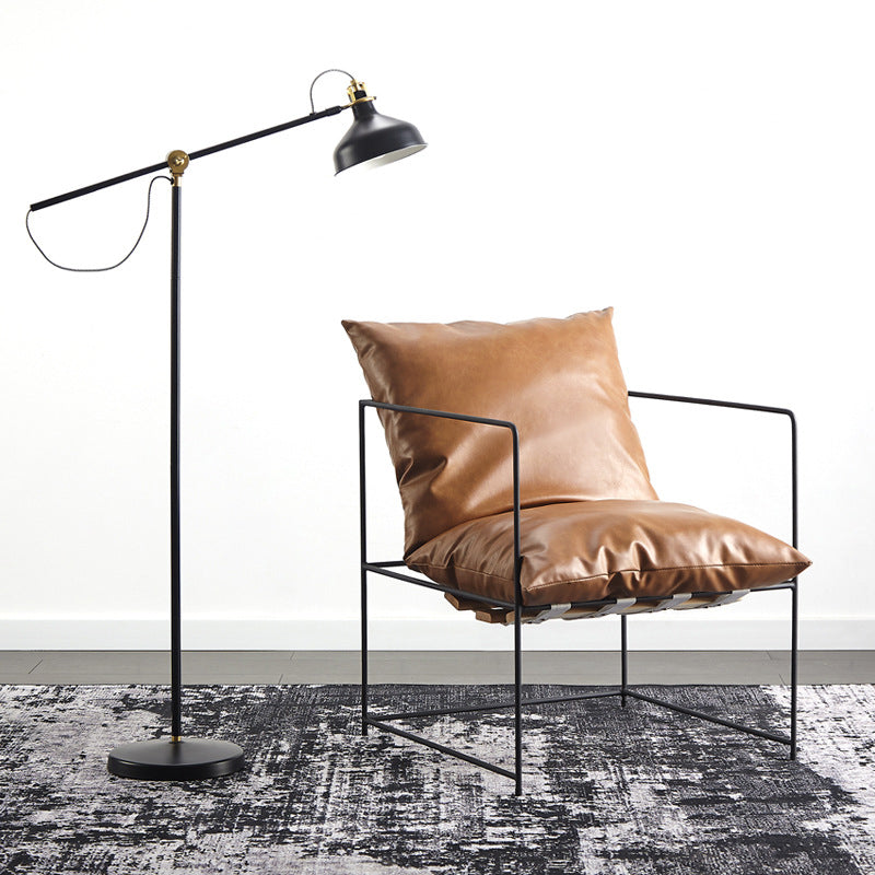 Président du bras 26,77 "L x 26,77" W x 26,77 "H Accent fauteuil avec oreiller en arrière