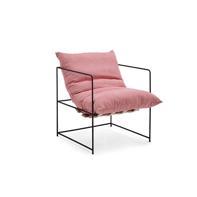 Président du bras 26,77 "L x 26,77" W x 26,77 "H Accent fauteuil avec oreiller en arrière