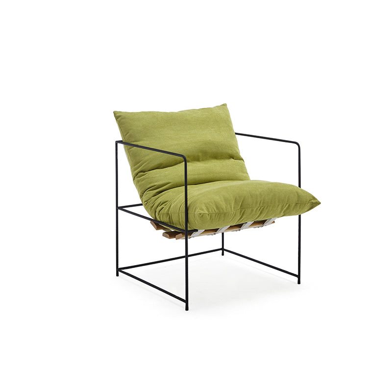 Président du bras 26,77 "L x 26,77" W x 26,77 "H Accent fauteuil avec oreiller en arrière