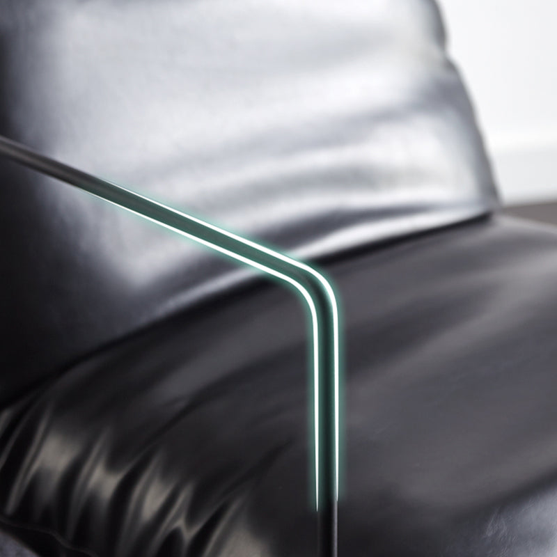 Président du bras 26,77 "L x 26,77" W x 26,77 "H Accent fauteuil avec oreiller en arrière