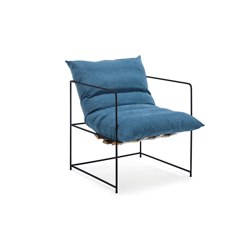 Président du bras 26,77 "L x 26,77" W x 26,77 "H Accent fauteuil avec oreiller en arrière