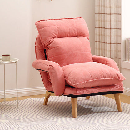 23,62 "largeur x 27,95" chaise convertible profonde avec quatre jambes de base et biscuit en arrière