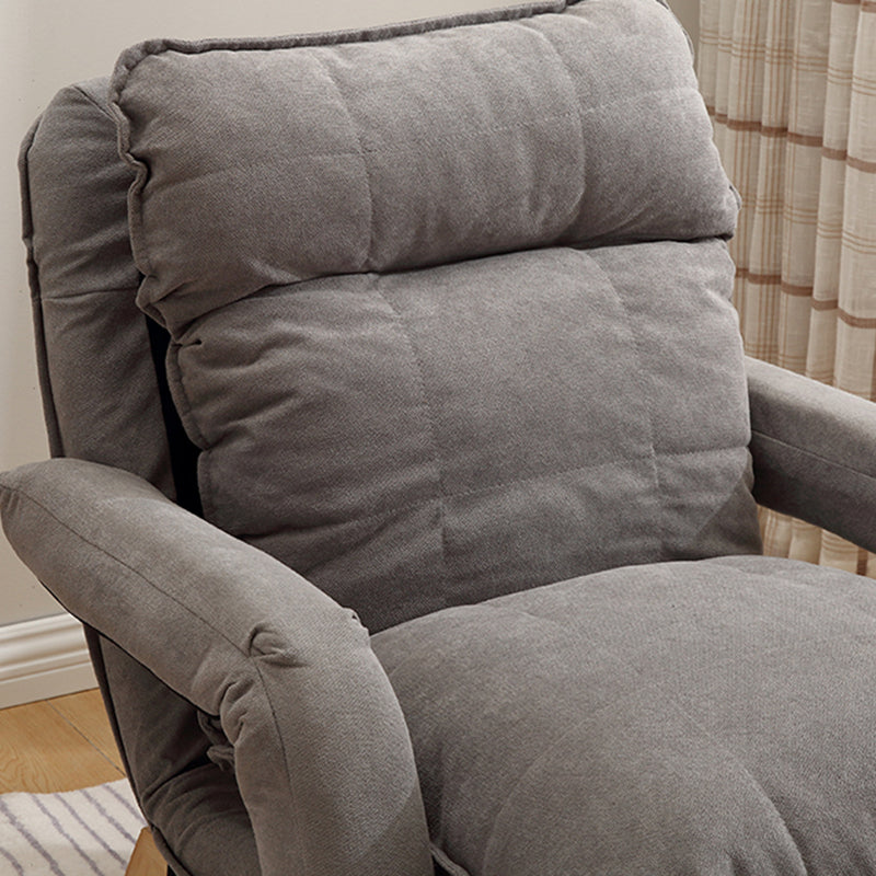 23,62 "largeur x 27,95" chaise convertible profonde avec quatre jambes de base et biscuit en arrière