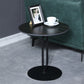 21.65" Tall Pedestal Side Table Mid-Century Modern Round Stone Top End Table