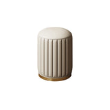 Bedroom Glam Metallic Cream Standing Vanity Dressing Table Set