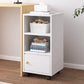 Modern Wooden Night Stand 18.8"/26.7" Tall Nightstand with Shelves