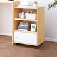Modern Wooden Night Stand 18.8"/26.7" Tall Nightstand with Shelves