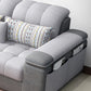 Contemporary Pillow Top Arm Furniture Sectionals in Grey for 3/4/5 People