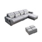 Contemporary Pillow Top Arm Furniture Sectionals in Grey for 3/4/5 People
