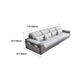 Contemporary Pillow Top Arm Furniture Sectionals in Grey for 3/4/5 People
