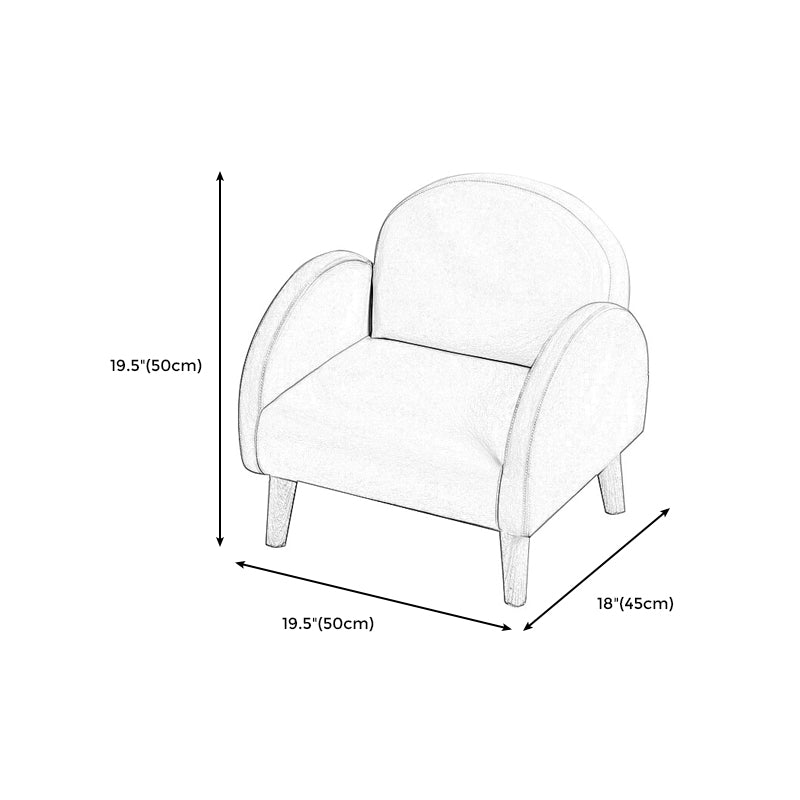 子供のためのモダンレザータイトバックロールアームソファソファソファ