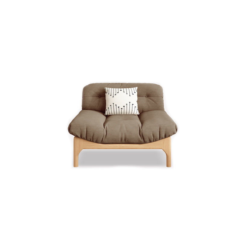 Divano standard a bracciale senza armamento trapuntato contemporaneo con copertina