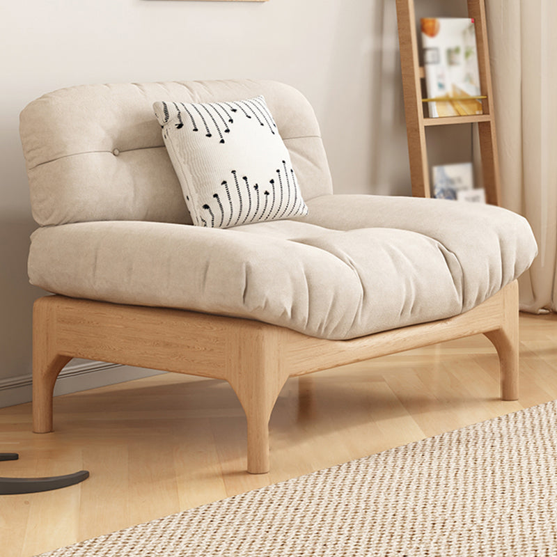 Divano standard a bracciale senza armamento trapuntato contemporaneo con copertina