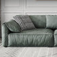 Stationary Living Room Pillow Top Arm Standard Cushions Green Modern Sofa