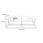 Stationary White Stain Resistant Living Room Pillow Top Arm Standard Settee Clearhalo 'furn' 'furn_sofas' 'Furniture' 'Living Room Furniture' 'Sofa' 'sofas' 5313595