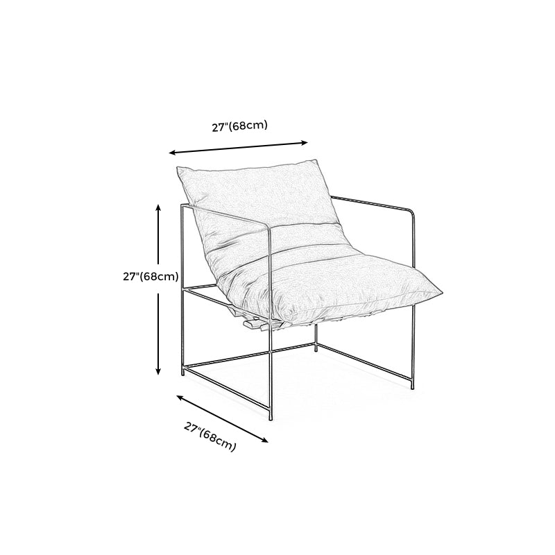 25,5 "L x 25,5" W x 25,5 "H Arms Inclusief stoel voor woonkamer