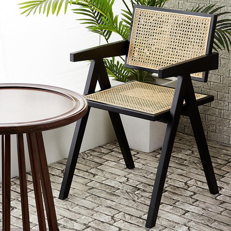 Wood 20" L x 20" W x 31.8" H Armless Solid Wood Frame Chair for Living Room Clearhalo 'Accent Chairs' 'accent_chairs' 'Chairs & Seating' 'furn' 'furn_accent_chairs' 'Furniture' 'Living Room Furniture' 5313797