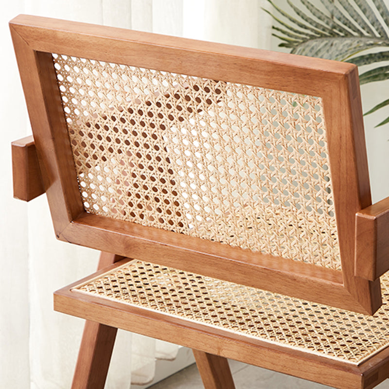 Wood 20" L x 20" W x 31.8" H Armless Solid Wood Frame Chair for Living Room Clearhalo 'Accent Chairs' 'accent_chairs' 'Chairs & Seating' 'furn' 'furn_accent_chairs' 'Furniture' 'Living Room Furniture' 5313808