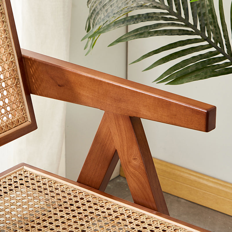 Wood 20" L x 20" W x 31.8" H Armless Solid Wood Frame Chair for Living Room Clearhalo 'Accent Chairs' 'accent_chairs' 'Chairs & Seating' 'furn' 'furn_accent_chairs' 'Furniture' 'Living Room Furniture' 5313810