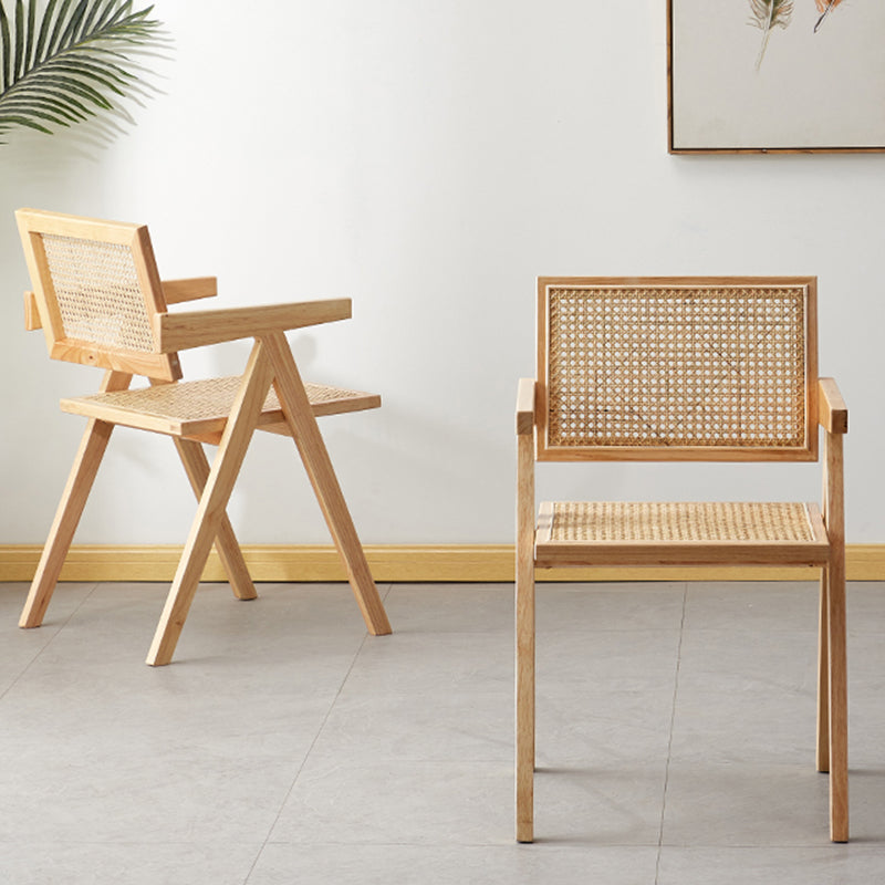 Wood 20" L x 20" W x 31.8" H Armless Solid Wood Frame Chair for Living Room Clearhalo 'Accent Chairs' 'accent_chairs' 'Chairs & Seating' 'furn' 'furn_accent_chairs' 'Furniture' 'Living Room Furniture' 5313812