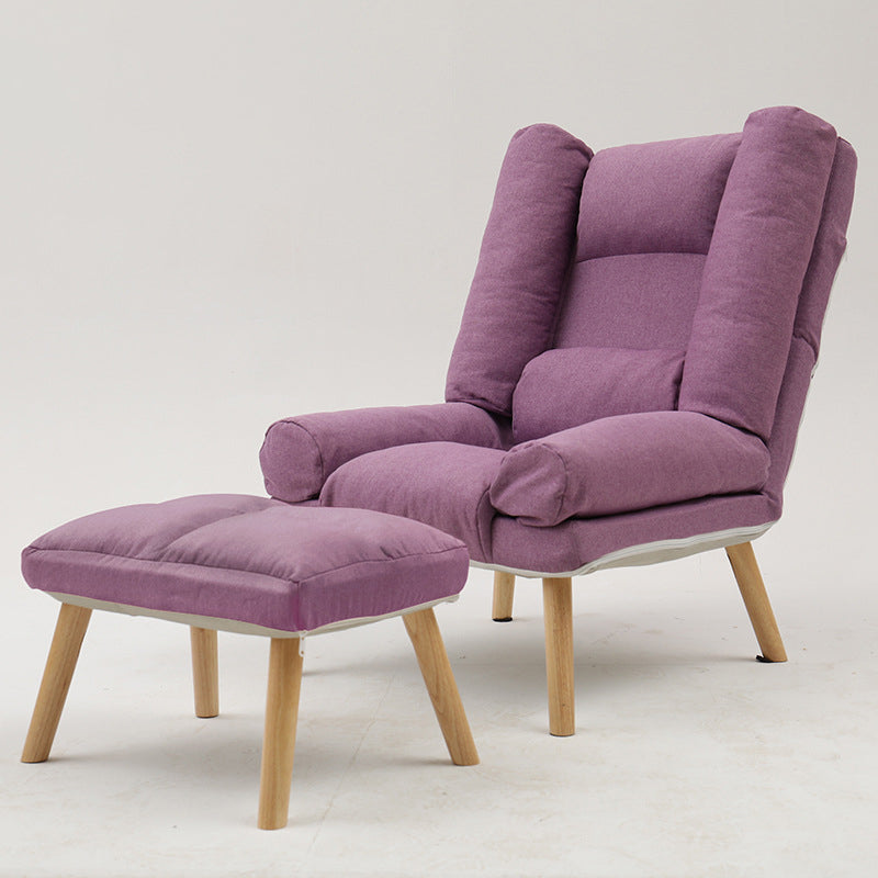 29,52 "Breitstuhlbaumwollmischungsstuhl mit grundlegenden vier Beinen und Kissen Rücken