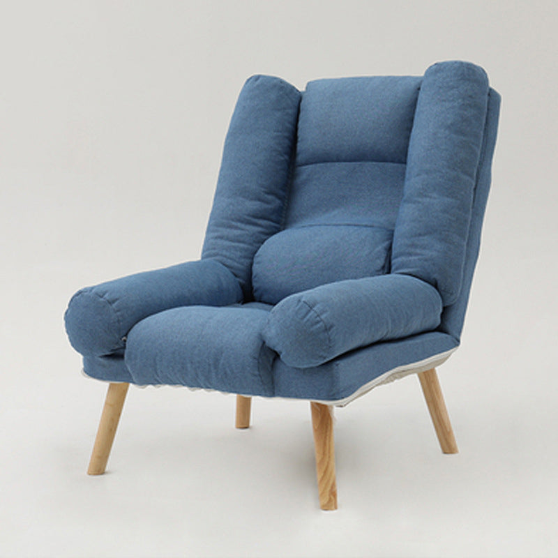 29,52 "Breitstuhlbaumwollmischungsstuhl mit grundlegenden vier Beinen und Kissen Rücken