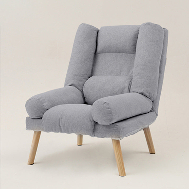 29,52 "Breitstuhlbaumwollmischungsstuhl mit grundlegenden vier Beinen und Kissen Rücken