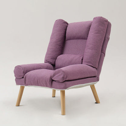 29,52 "Breitstuhlbaumwollmischungsstuhl mit grundlegenden vier Beinen und Kissen Rücken