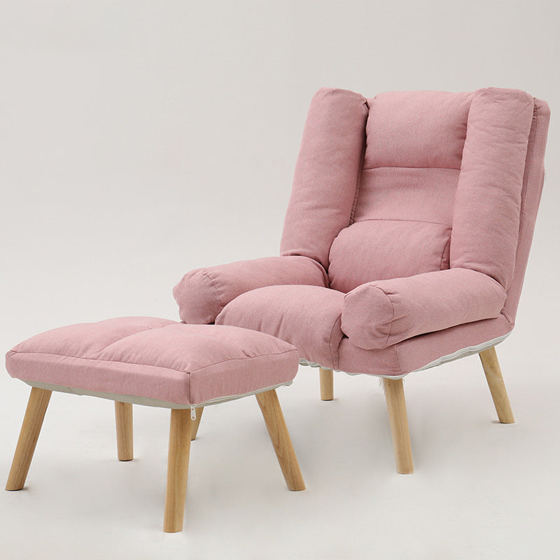 29,52 "Breitstuhlbaumwollmischungsstuhl mit grundlegenden vier Beinen und Kissen Rücken