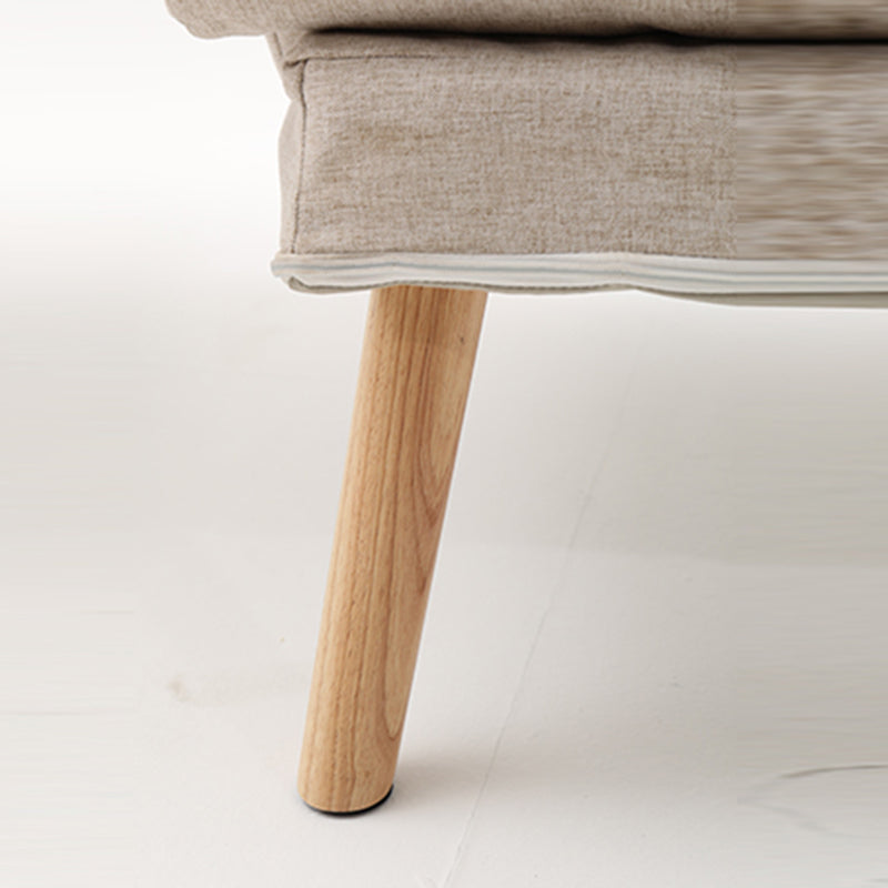 29,52 "Breitstuhlbaumwollmischungsstuhl mit grundlegenden vier Beinen und Kissen Rücken