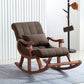 Cotton Blend/Fabric Lounge Chair with Sled Base Pillow Back Armchair