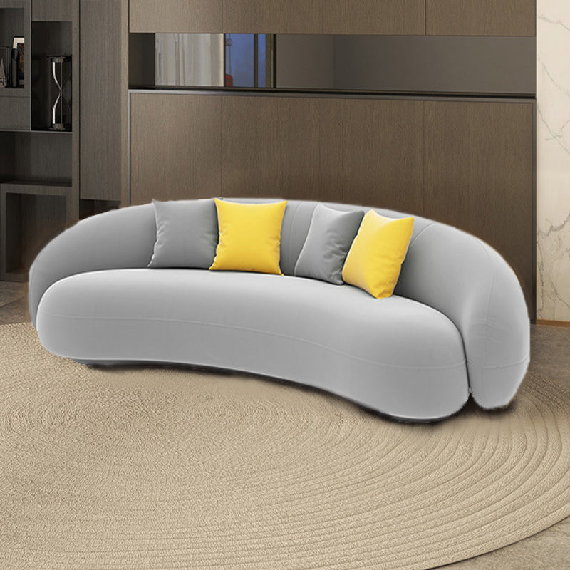 Canapé arrière serré scandinave avec bras de smoking pour l'appartement et le salon