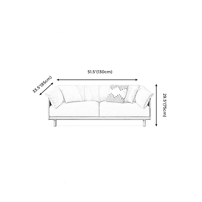Sedute cuscinetti per cuscini standard di cuscino da salotto di cotone stazionario