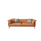 Stationary Stain Resistant Genuine Leather Living Room Pillow Top Arm Sofa Clearhalo 'furn' 'furn_sofas' 'Furniture' 'Living Room Furniture' 'Sofa' 'sofas' 5314136
