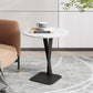 Style Black Metal Metal Base Grey / Noir / Blanc Slate Top Round Table Round