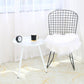 Contemporary 3 Legs Coffee Table Metal Tray Top Cocktail Table