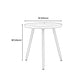 Contemporary 3 Legs Coffee Table Metal Tray Top Cocktail Table