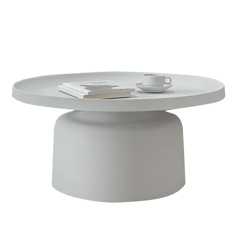 部屋用の黒/白い台座のコーヒーテーブルモダンな大理石のカクテルテーブル